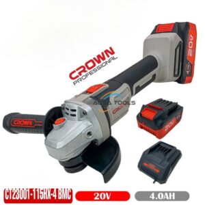Tronçonneuse Meuleuse 20V 115mm 2 Batterie 4,0AH CROWN