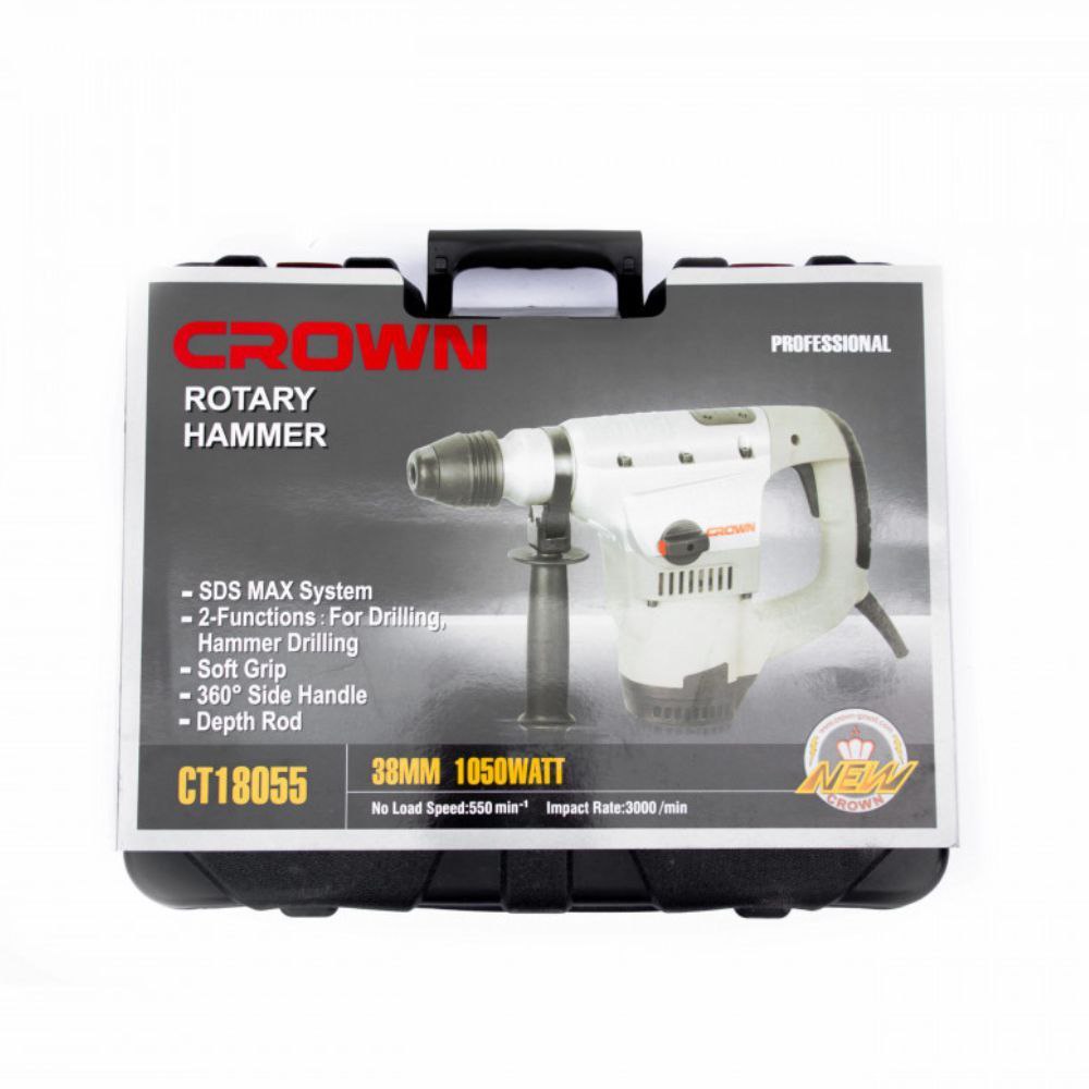 Marteau Piqueur Sds-Max 1050w 38mm 8.0j | CROWN – Image 3