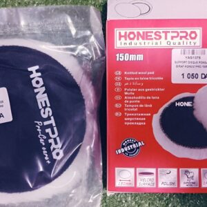 Support Disque Ponçage Laine Tricotée 150MM HONESTPRO - Polissage Auto Algérie