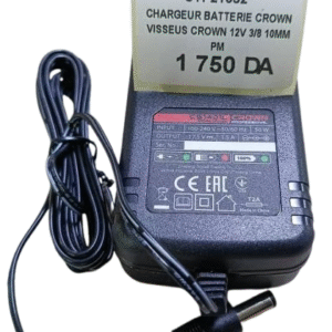 Chargeur Batterie CROWN 12V 3/8 10MM | شاحن بطارية دريل لاسلكي - Réf: CTP21052*